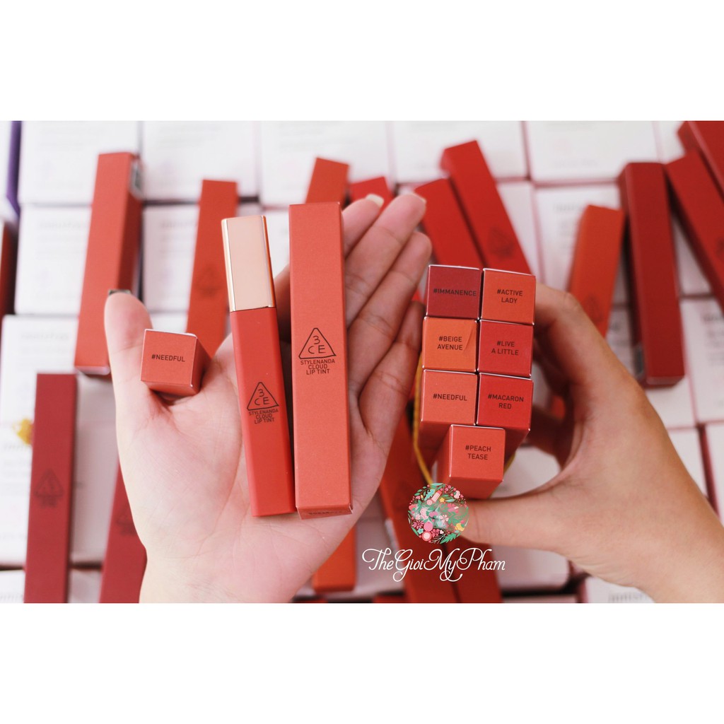 Son 3CE Cloud Lip Tint Mịn Nhẹ Siêu Lì 4g