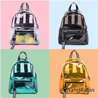 Balo Đeo Vai Bằng Nhựa PVC Trong Suốt Thời Trang Tiện Dụng
