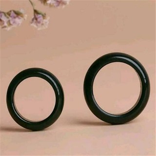 Nhẫn Đính Đá Sapphire Đen Hình Cờ Lê Cho Cặp Đôi