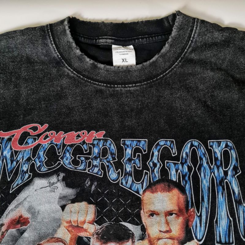 Áo thun oversize CONOR MCGREGOR WASH - Áo phông form rộng unisex nam nữ