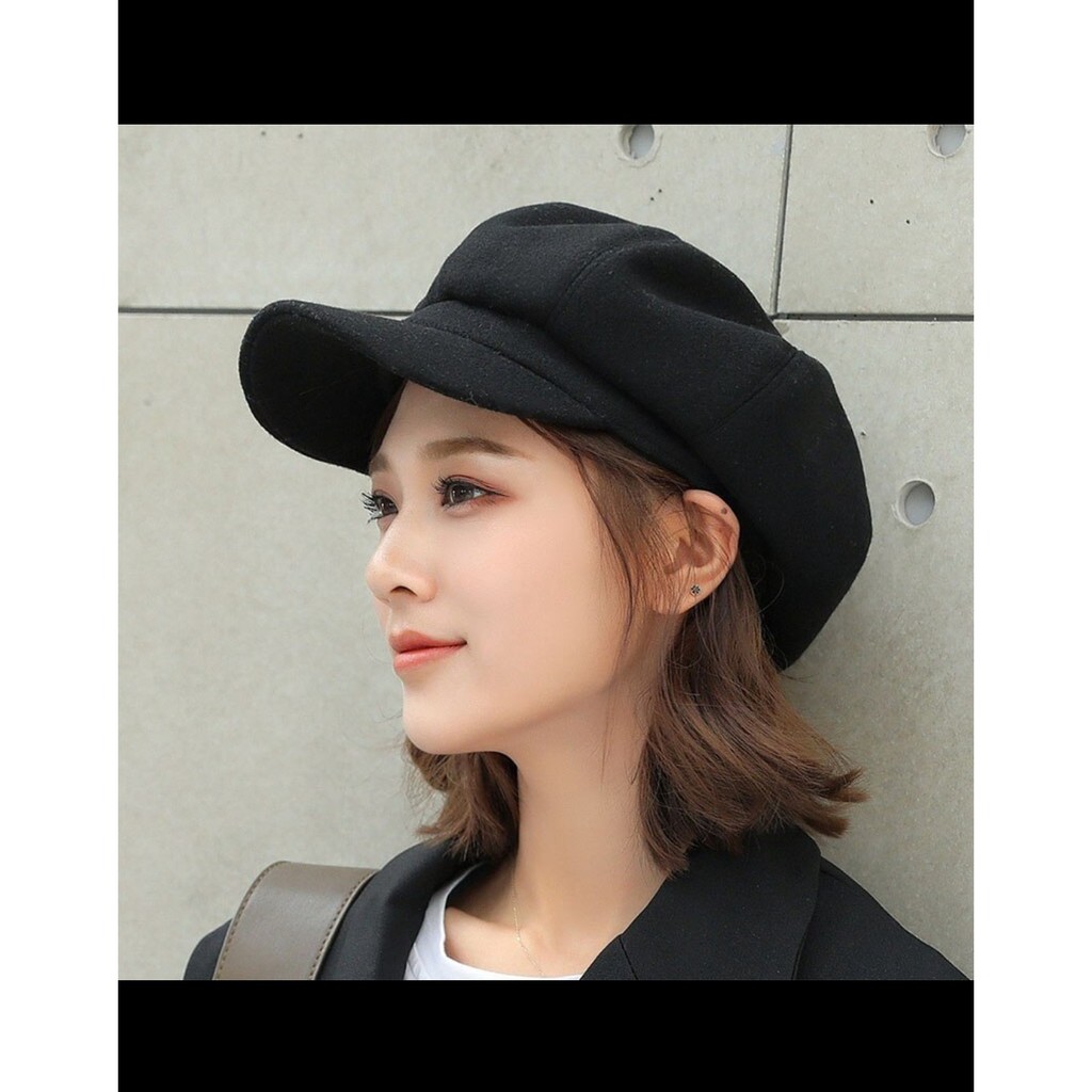 NÓN MŨ NỒI BERET DẠ [SIÊU