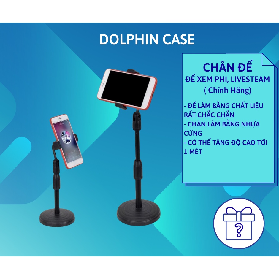 ⚡️FREESHIP⚡️Giá đỡ điện thoại livestream Xoay 360 độ, điều chỉnh độ cao·chân đế Siêu chắc - xem phim, chụp hình, quay vi