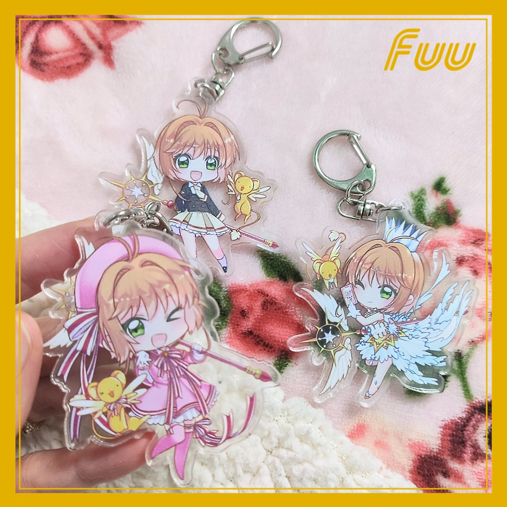 Móc chìa khóa Sakura Thủ Lĩnh Thẻ Bài  mẫu 3