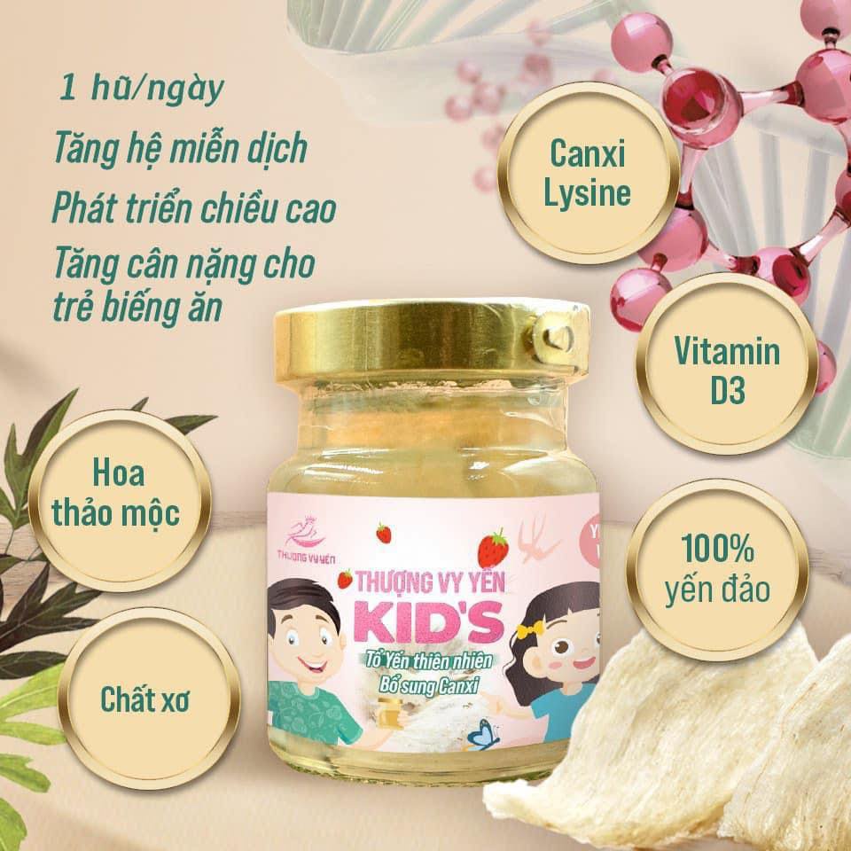 Yến Chưng Sẵn CiCi THƯỢNG ĐỈNH YẾN Thượng Vy Yến Đông Trùng, Nhân Sâm, Saffaron, kids