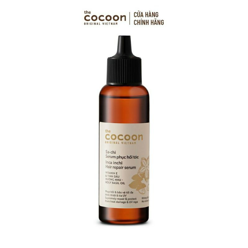 [FREE SHIP-HÀNG CHÍNH HÃNG] Serum Sa-chi Phục Hồi Tóc Cocoon 70ml