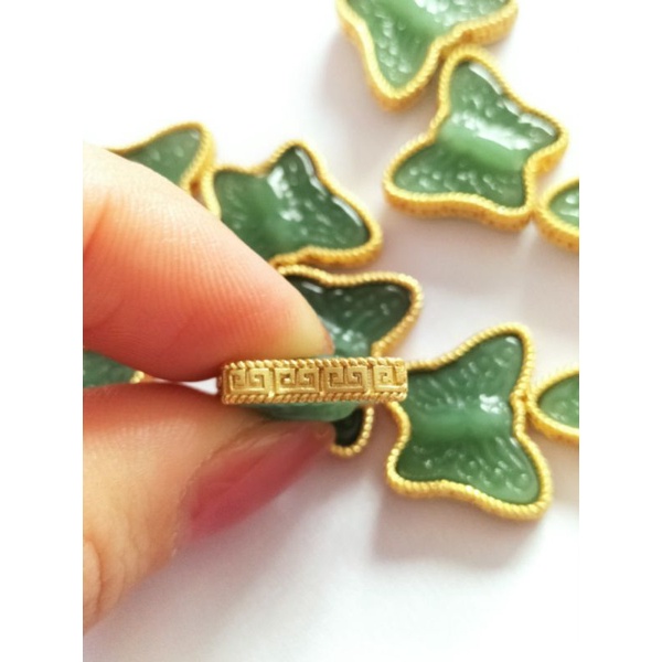 Charm Nepal mộng điệp uyên ương kết đôi hạnh phúc mic chuỗi, vòng trầm ý nghĩa tạo nhấn đẹp