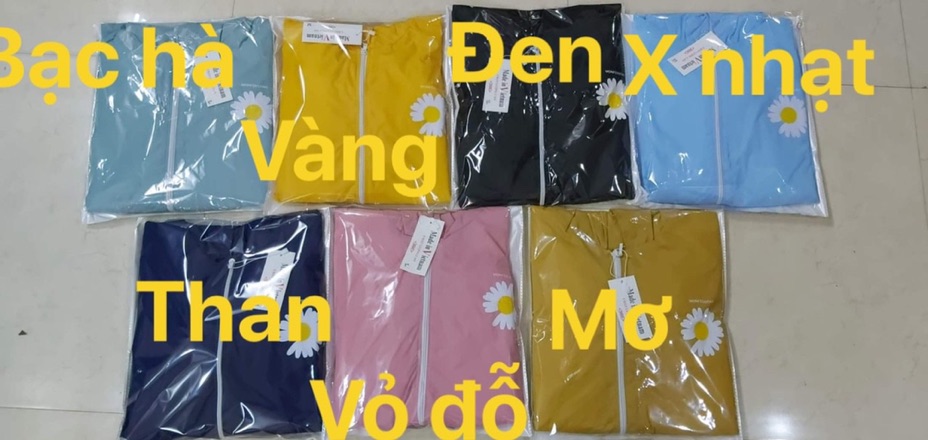 Áo Gió Nữ Hoa Cúc
