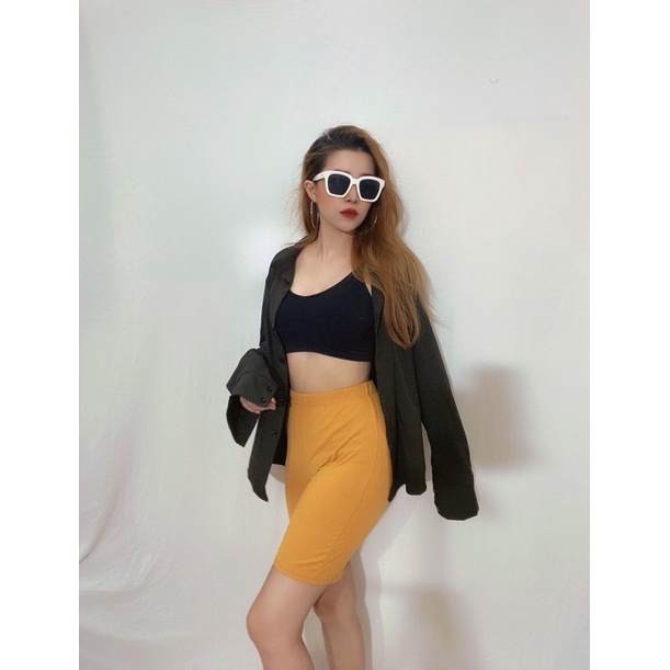 Quần Biker F21 Nhung Gân - 3834