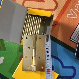 Bản lề lá xi vàng 100mm (hộp)