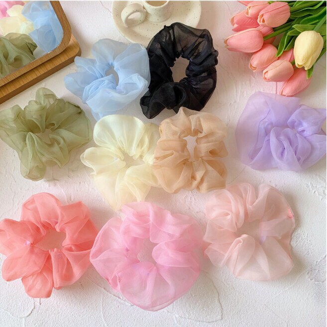 ❤️ HÀNG HOT ❤️ Chun buộc tóc scrunchies Hàn Quốc ( Giao ngẫu nhiên )