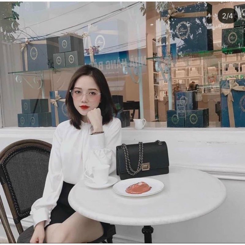 Túi xách Ck nắp gập siêu HOT model CK2-20840219 size 24x13x8cm