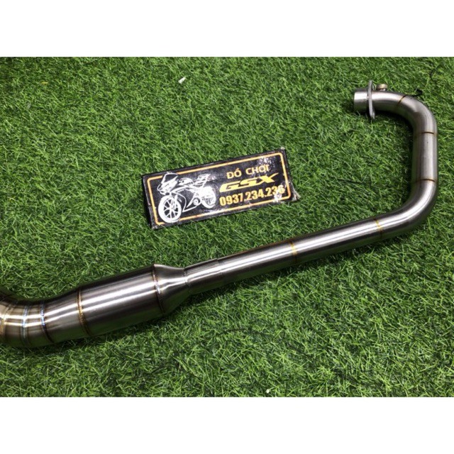 GSX150 cổ pô chuẩn in304 bầu xịn - CỔ PÔ GSX150 - BANDIT150