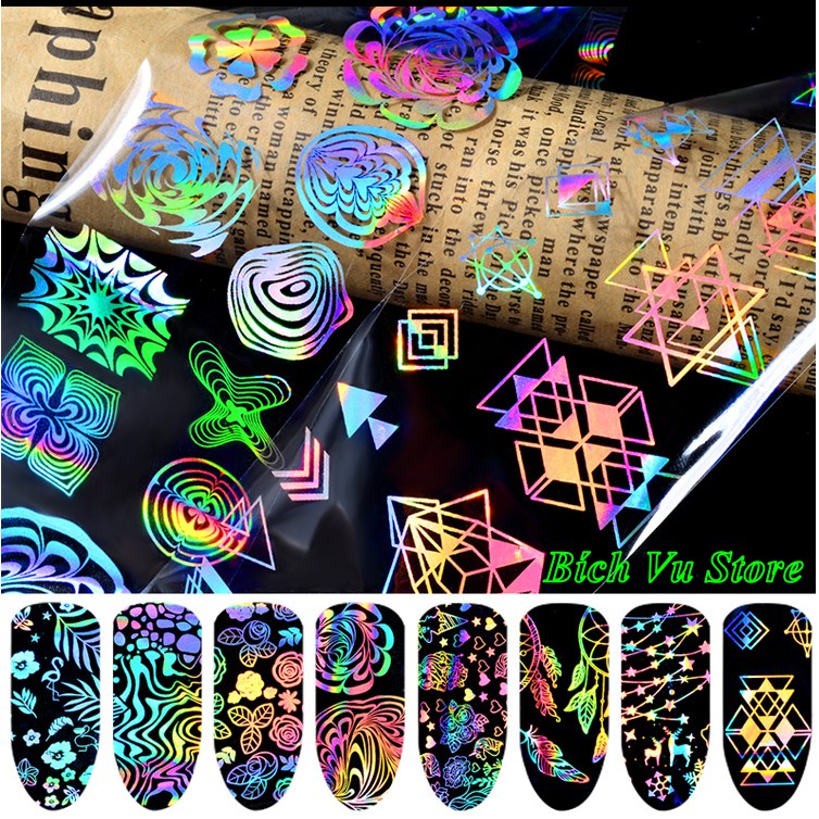 Foil dán móng sét 8 kiểu/28k (size 20*3cm/cuộn)