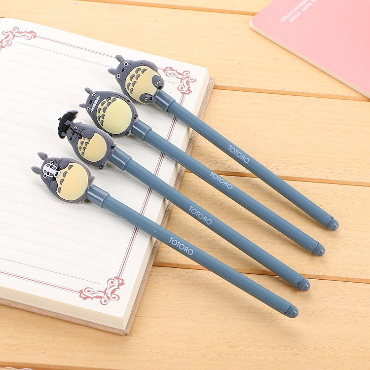 【XJJ568】cartoon dragon cat Black learning stationery pen Neutral pen gel pen