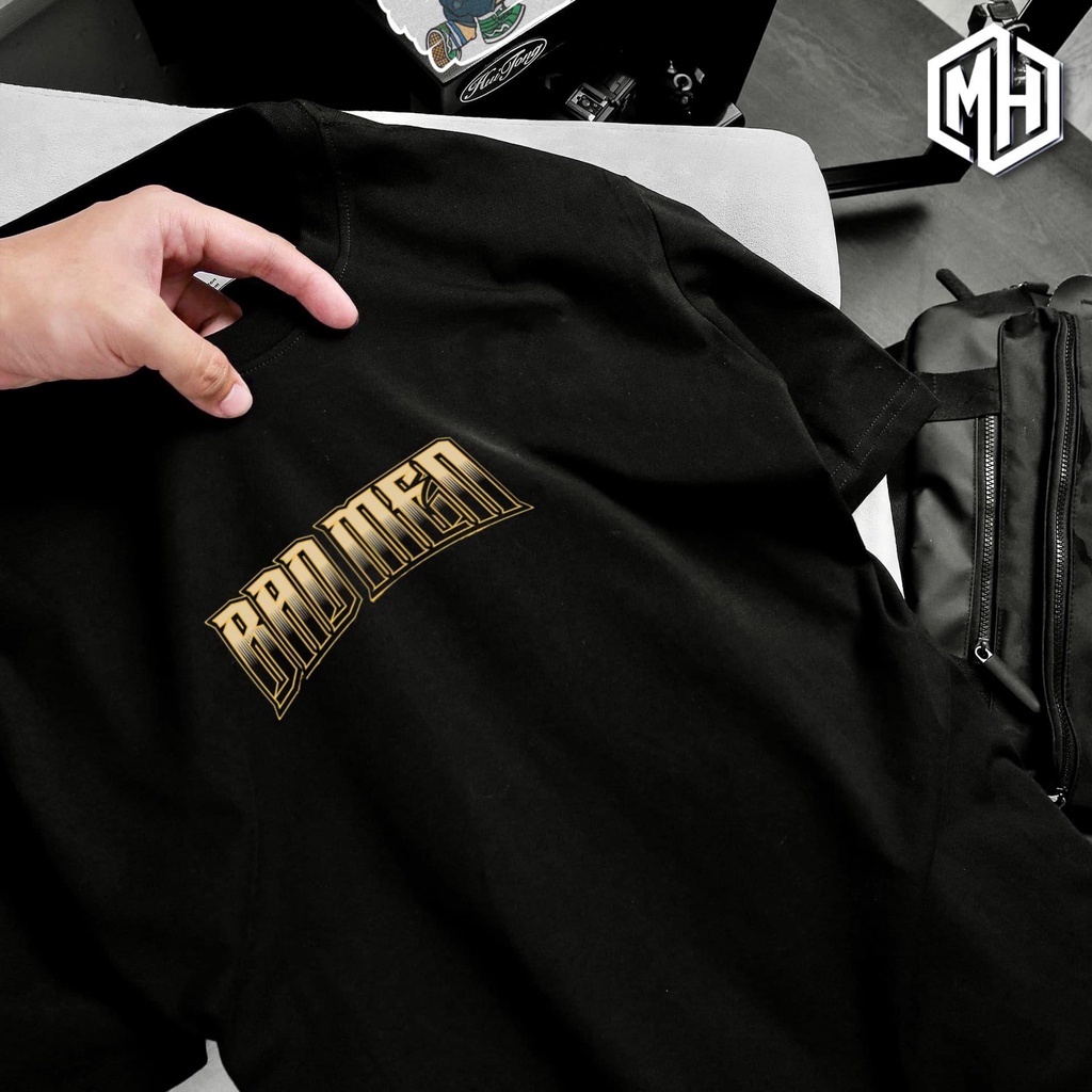 BIG SIZE Áo thun cotton100 nam nữ mẫu Bad Men 50 - 120kg - MH Store