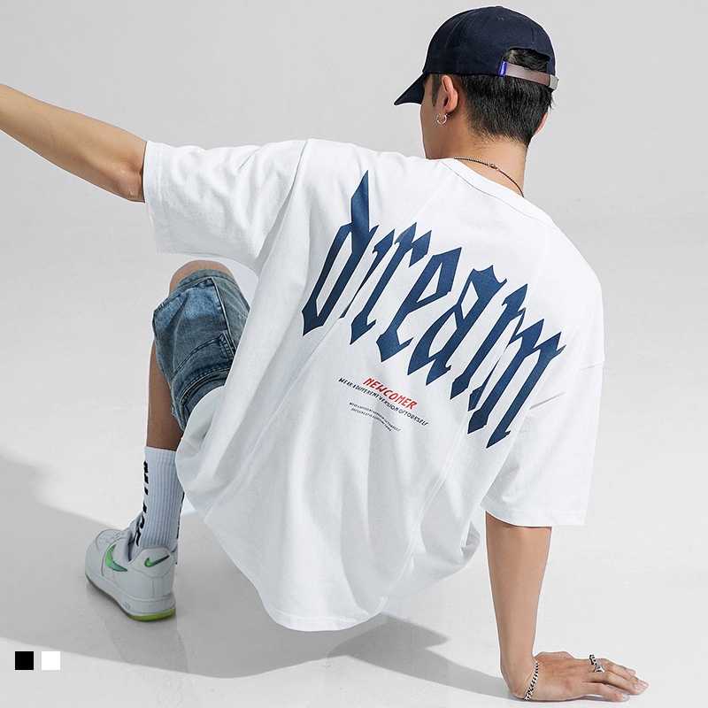 Áo thun Unisex Form rộng tay lỡ Haley street wear TN146 - TN417 - TN432 Basic cao cấp chất cotton 100% siêu thoáng mát