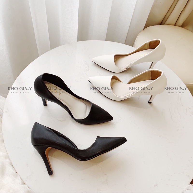 Giày cao gót Nhọn Khoét G0190