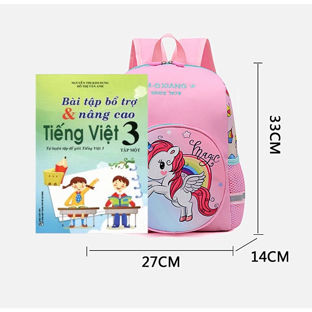 Balo cho bé mầm non Chính Hãng Cao Cấp Cho Bé Mầm Non Siêu Nhẹ Dễ Thương Hình khủng long,chú chó, kì lân,... balocho bé