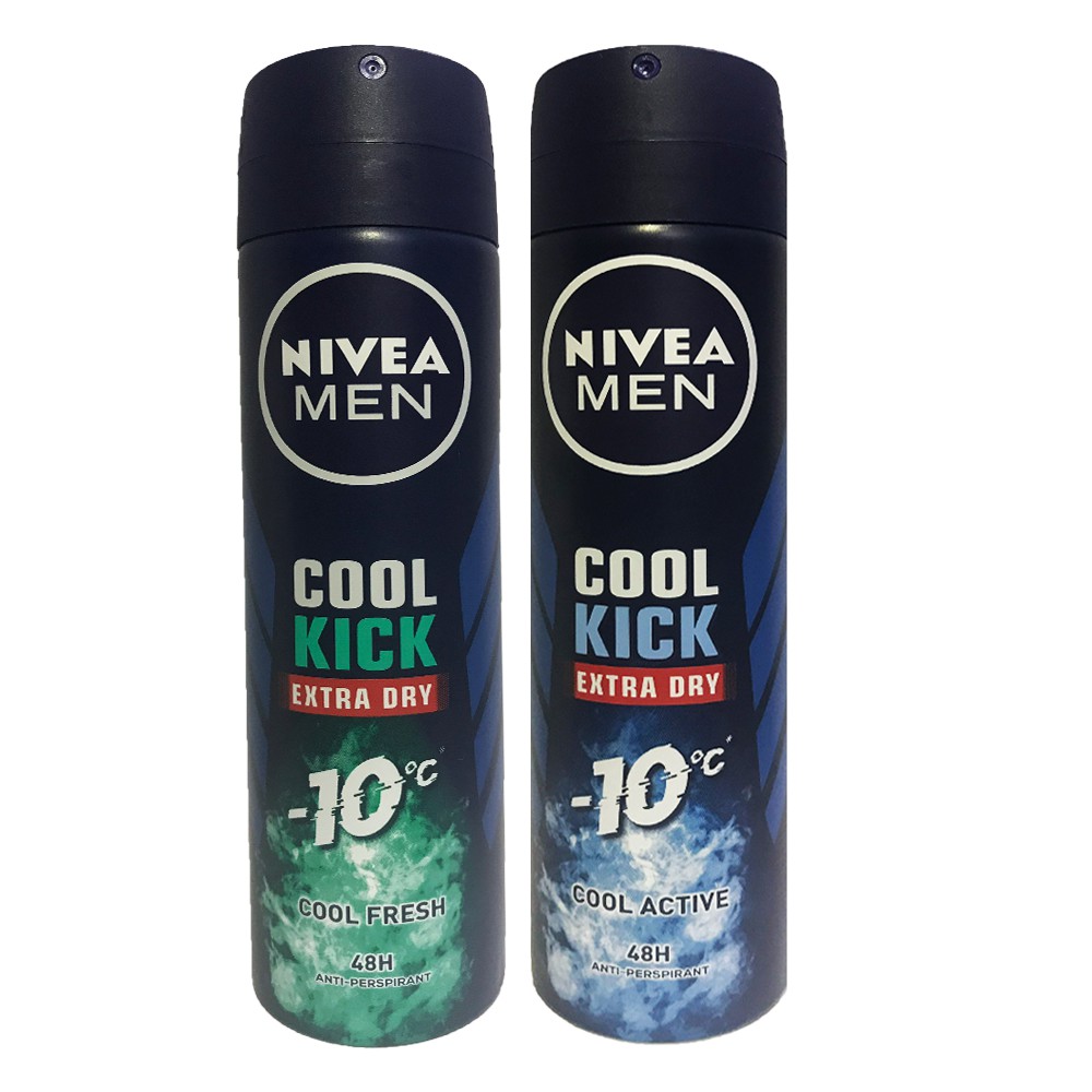 Xịt Khử mùi Nivea Men Cool Kich Extra Dry 150ml Mới