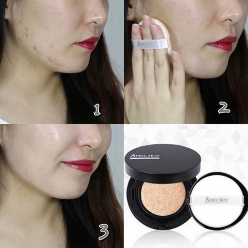 Phấn nước April Skin Black Magic Snow Cushion