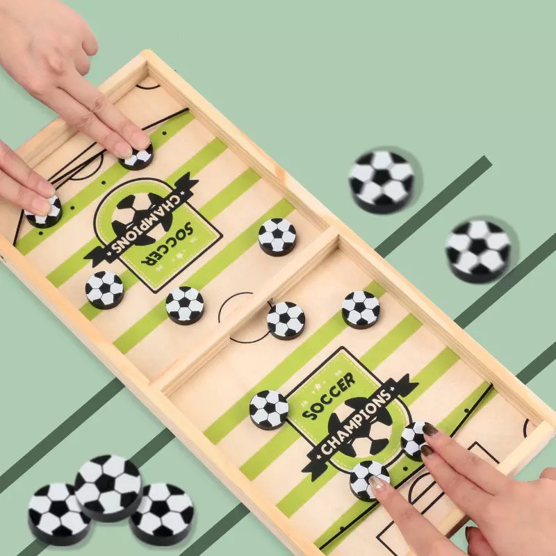 Cờ Búng Bóng Xuyên Lỗ BoardGame Vui Nhộn Bằng Gỗ Cao Cấp Giúp Người Chơi Thư Giãn