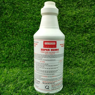 Phân bón lá sinh học humic SUPER HUME nguyện liệu nhập Mỹ cải tạo giải độc đất phát triển rễ chai 1 lít