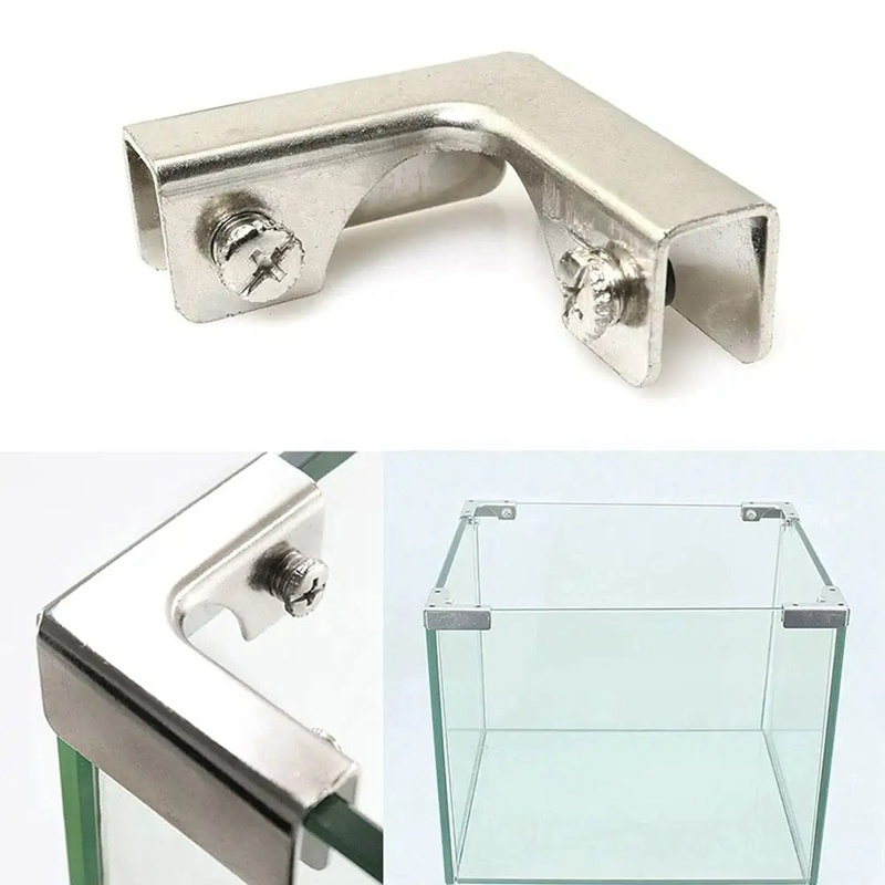 Set 4 Kẹp Chữ l Cố Định Kính 2 Chiều 6-10mm