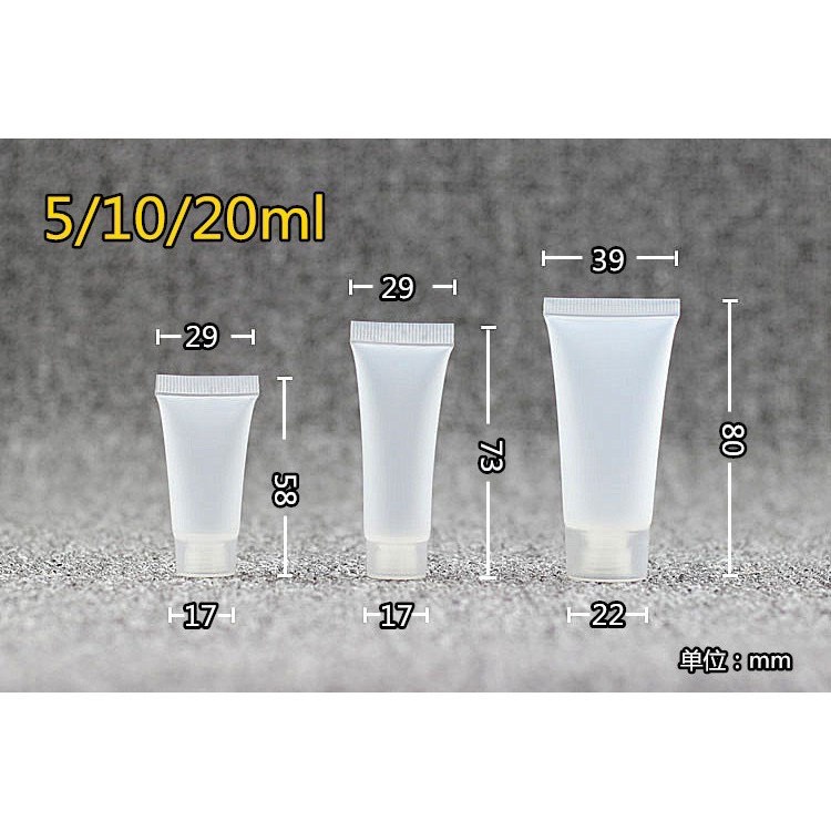 Tuýp Chiết Mỹ Phẩm Mini - Lọ Chiết Du Lịch Tiện Lợi  241