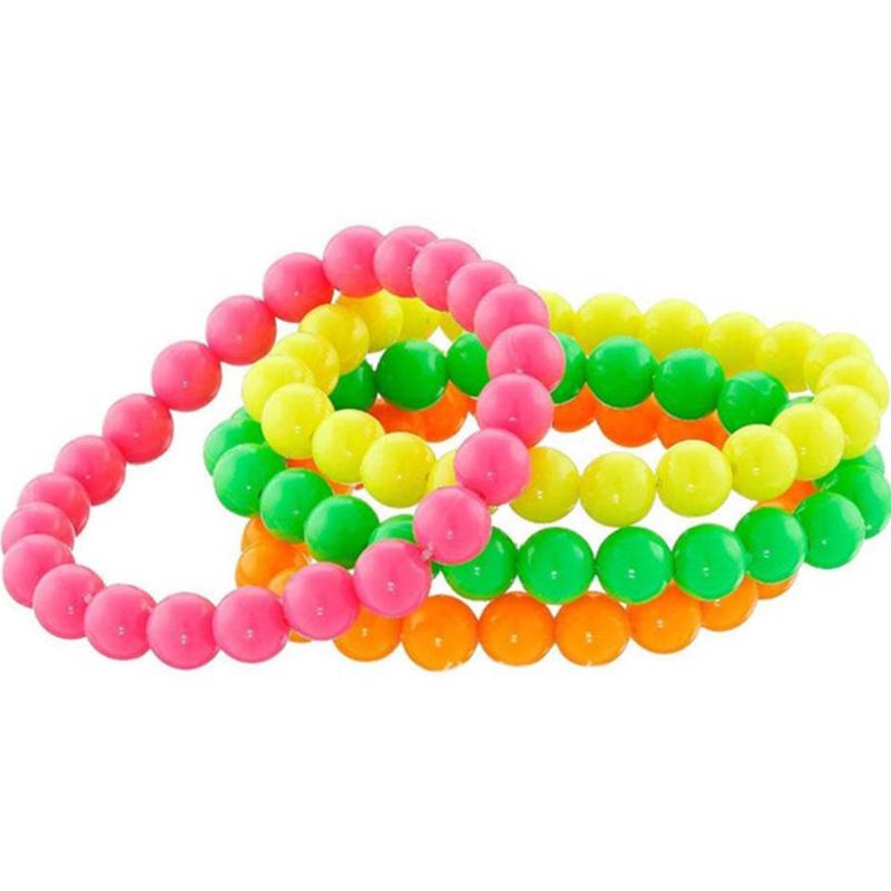 Găng Tay Lưới Hở Ngón Màu Neon Phong Cách Thập Niên 80 Cho Nữ