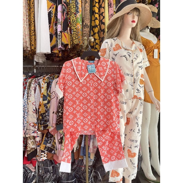 Đồ mặc nhà pijama tay ngắn