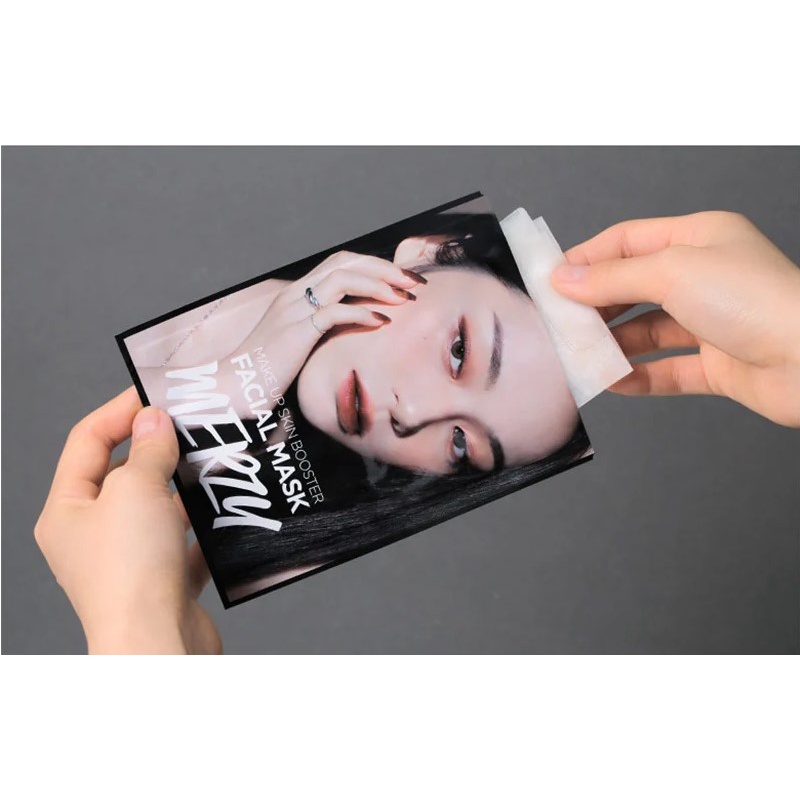 Mặt Nạ Cấp Ẩm, Làm Dịu Merzy Make Up Skin Booster Facial Mask 23ml