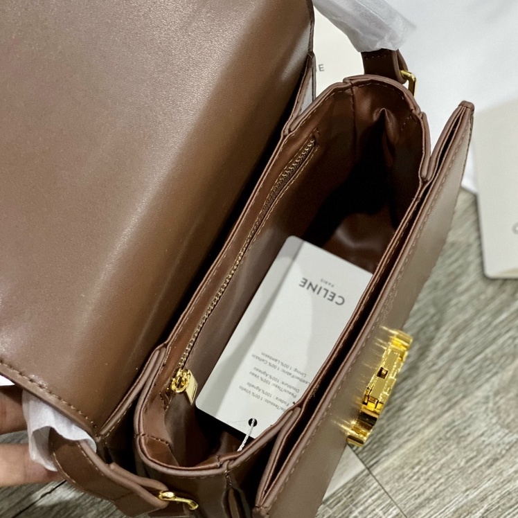 Túi xách nữ cầm tay Celin khóa hoa hàng đẹp cao cấp