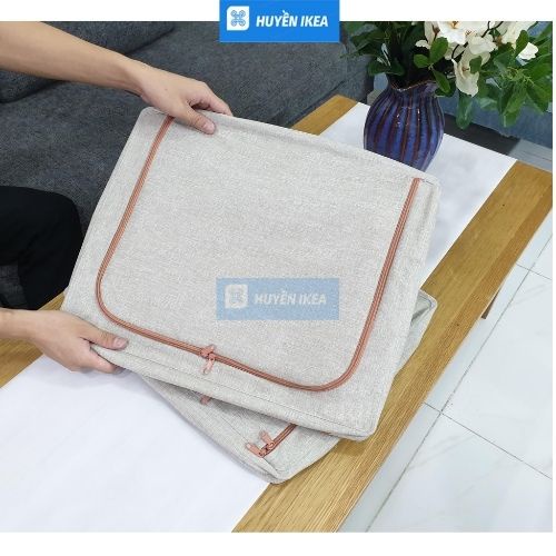 Hộp đựng đồ đa năng khung thép cứng cáp có khóa kéo 2 đầu tiện dụng