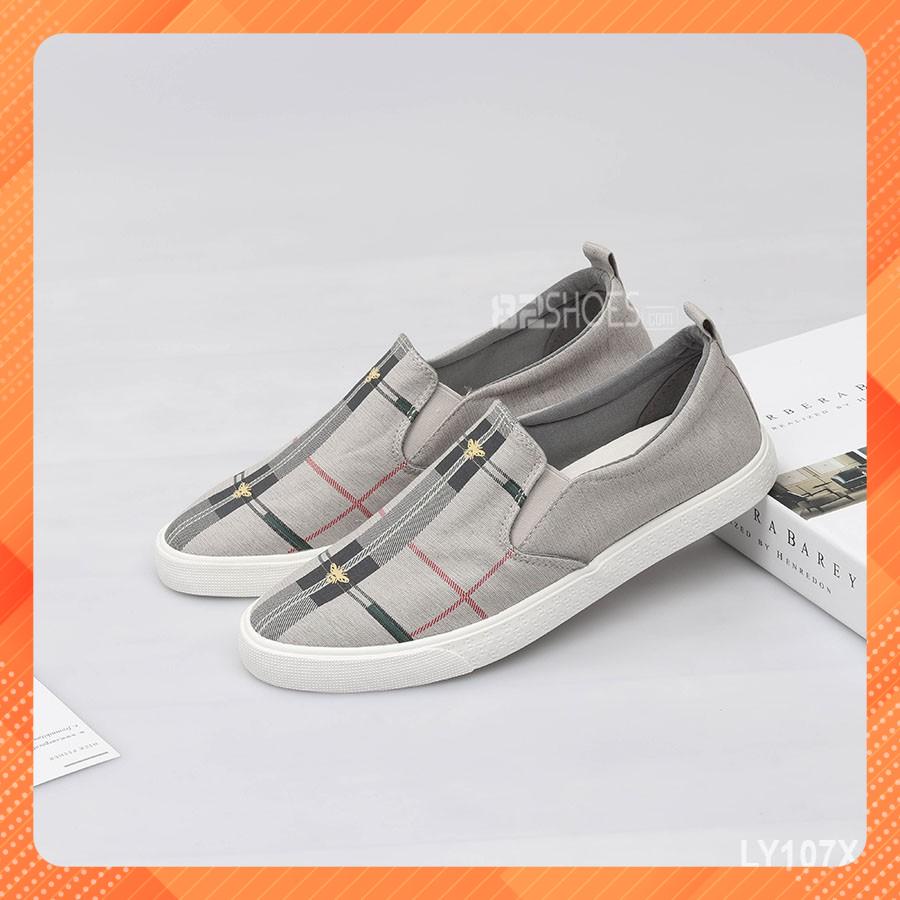 [XẢ KHO, LẺ SIZE] Giày lười nam - Slip on nam vải - Mã LY107X