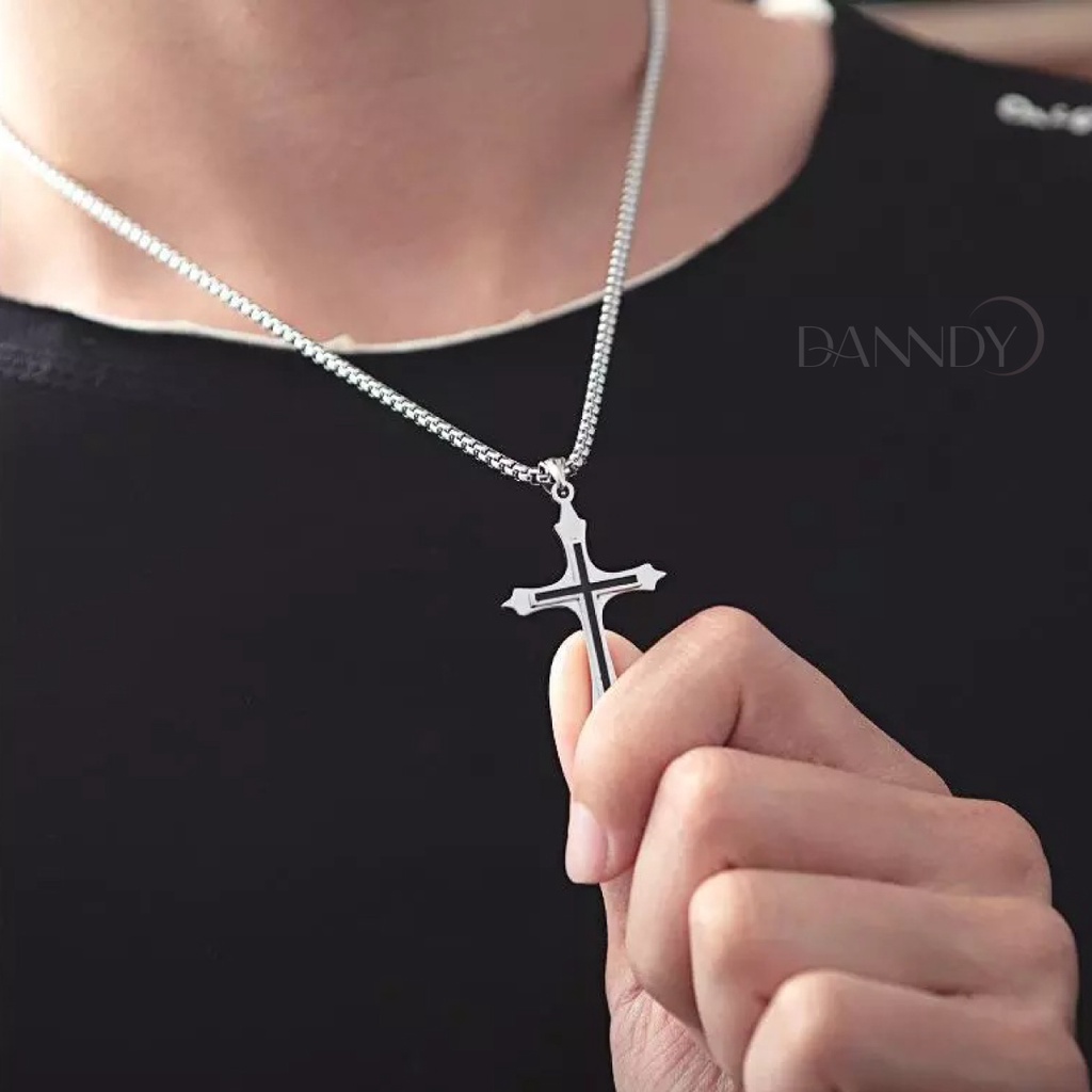 Dây Chuyền Thánh Giá. Mặt Dây Chuyền Thánh Giá Chữ Thập. Vòng Cổ Thánh Giá Nam Nữ Thép Titan Không Gỉ