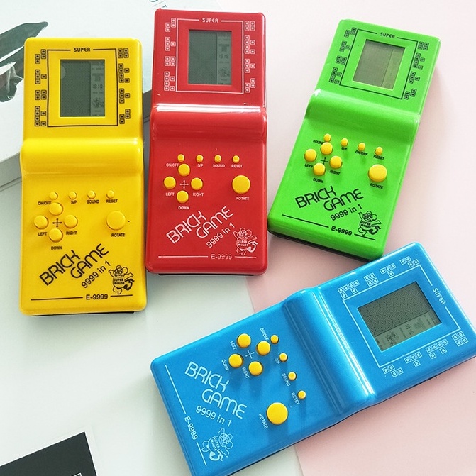 Máy chơi game tuổi thơ - Đồ chơi máy chơi điện tử xếp gạch, xếp hình cỡ lớn - Selenshop