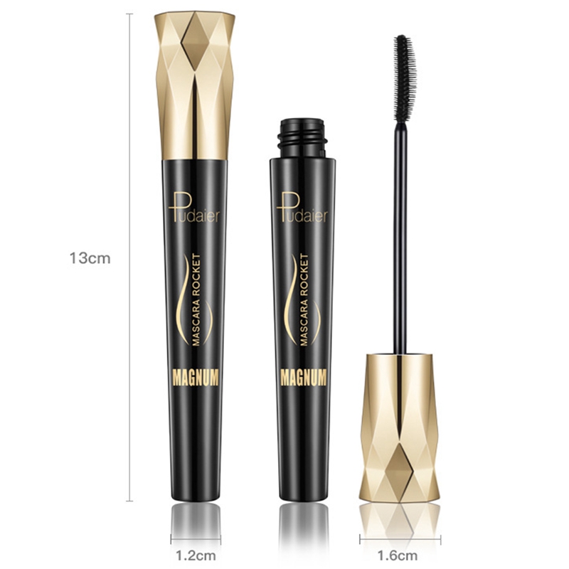 [Hàng mới về] Mascara sợi tơ 4D chuốt mi cong dày chống thấm nước thiết kế vỏ hình vương miện sang trọng