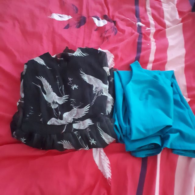 Váy hac+váy xanh+ váy hoa tặng