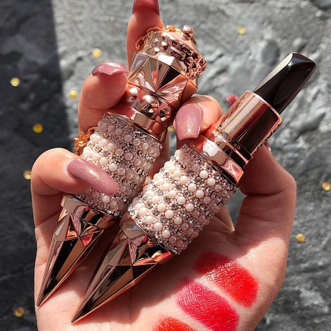 Son 3 màu AGAG khảm đá Hot Trend Authentic - cam kết chính hãng tặng kèm hộp và xích chảnh chọe | BigBuy360 - bigbuy360.vn