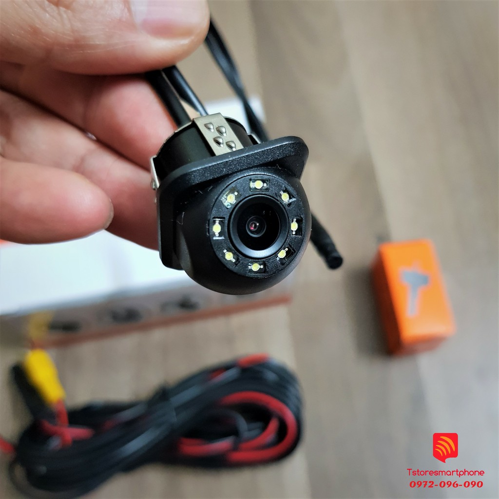 Camera lùi, 8 LED, Hồng ngoại chống nước chất lượng cao cho ô tô