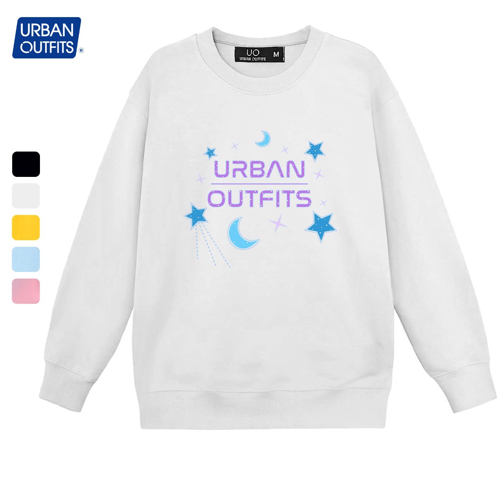 Áo Sweater Form Rộng Nữ Nam URBAN OUTFITS In Sky Is The Limit SWO40 Thun Cotton Nỉ 4 Chiều Local Brand
