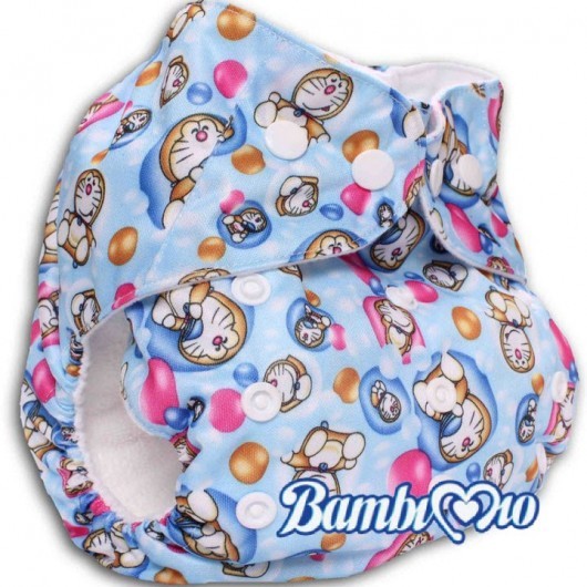 Bộ 2 tã vải Bambimio ban ngày size M(3-16kg)