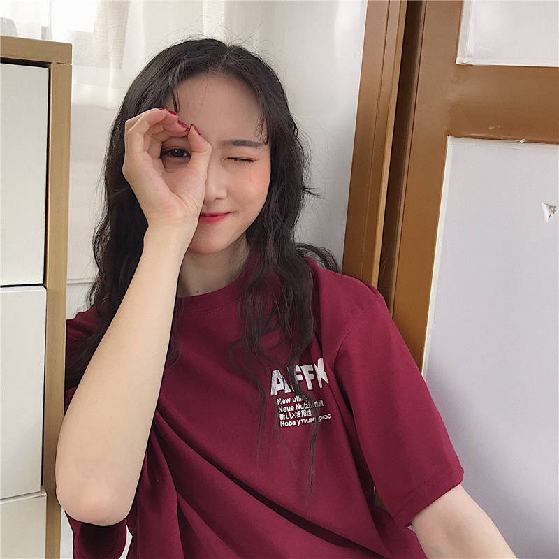 NZN Áo Thun Thể Thao Tay Ngắn Dáng Rộng Trẻ Trung Năng Động Cho Nữ