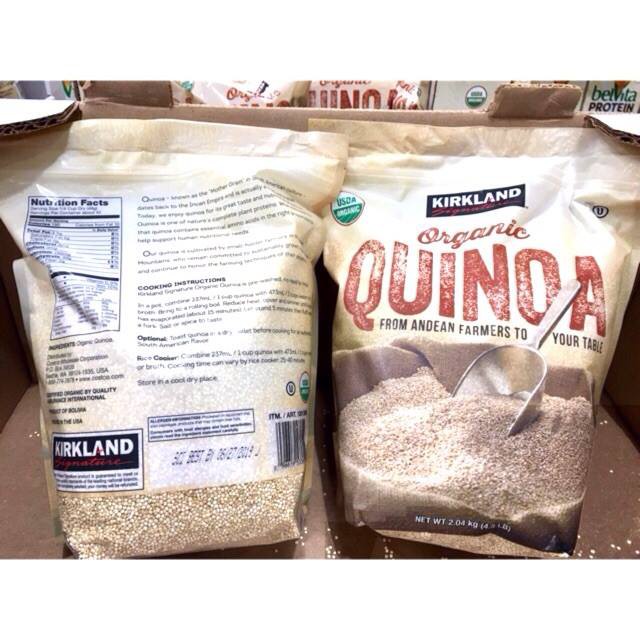 HỮU CƠ - Quinoa hữu cơ Kirkland 2.04k - 500g - 100g(2021)