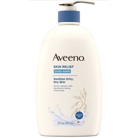 SỮA TẮM/ DƯỠNG THỂ CHO DA KHÔ Aveeno SKIN RELIEF 975ML