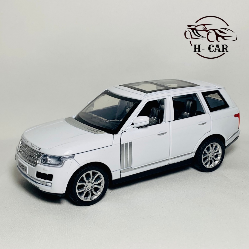 Xe mô hình hợp kim Land Rover Range Rover tỉ lệ 1:32 màu trắng