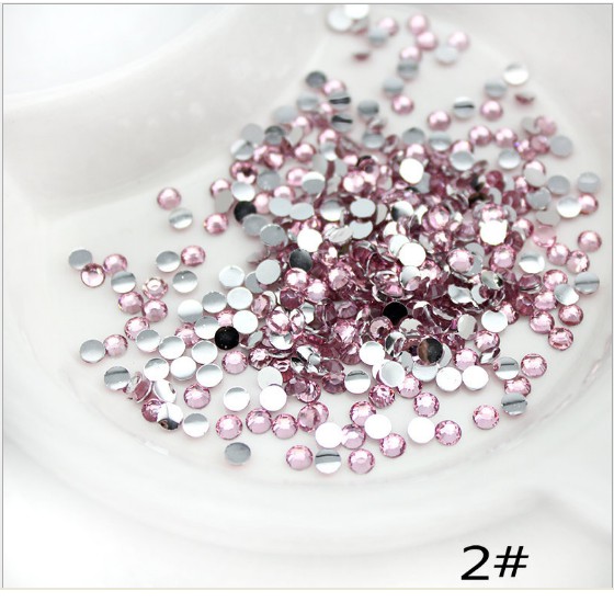 Hạt nhựa giả đá 3mm/3 ly  - Phụ kiện trang trí điện thoại