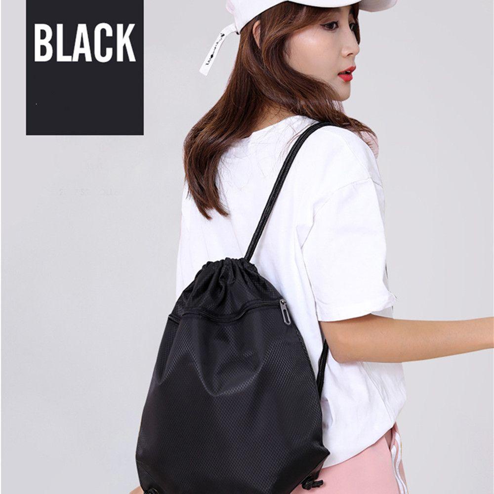 MIH Túi Tote Dây Rút Bằng Vải Oxford Chống Nước Có Thể Gấp Gọn Dùng Khi Đi Bơi / Tập