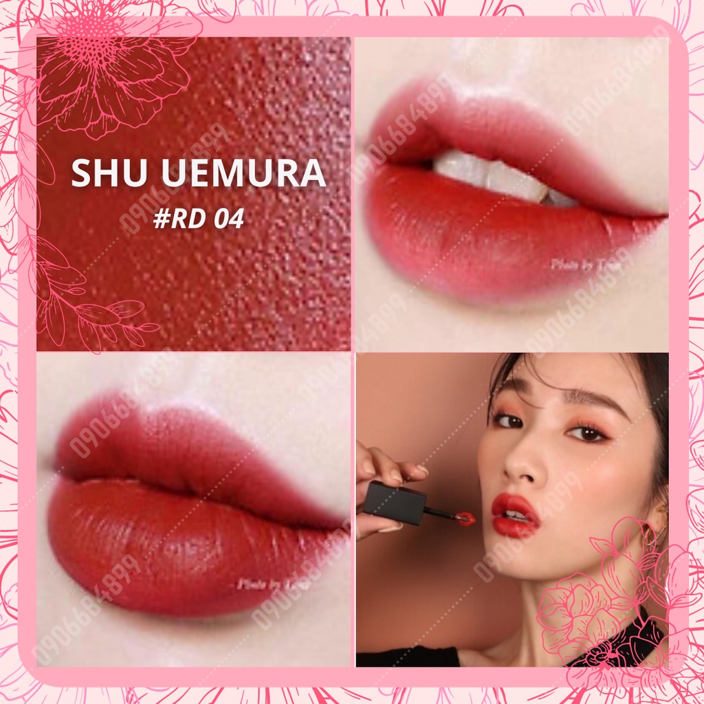 SON KEM ⭐ SHU UEMURA ROUGE UNLIMITED LIQUID MATTE - RD 04 ⭐