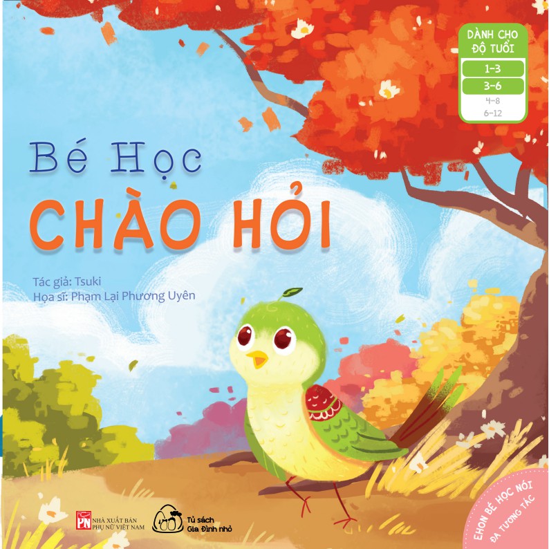 Sách - Ehon đa tương tác - Bé học chào hỏi